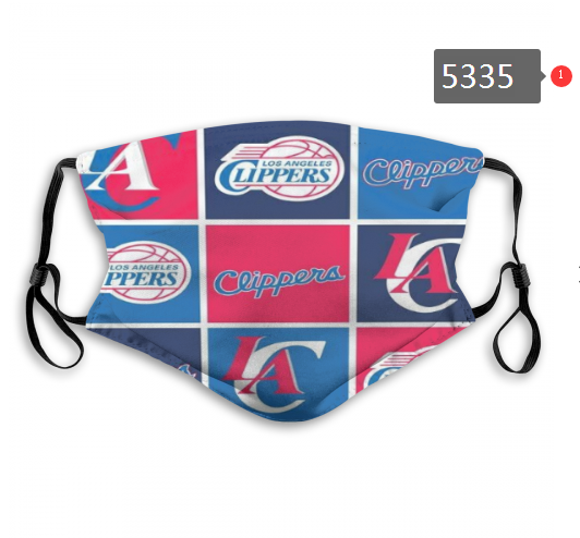 2020 NBA Los Angeles Clippers Dust mask with filter